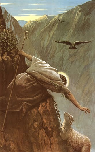 jesus alfred_soord_the_lost_sheep_525
